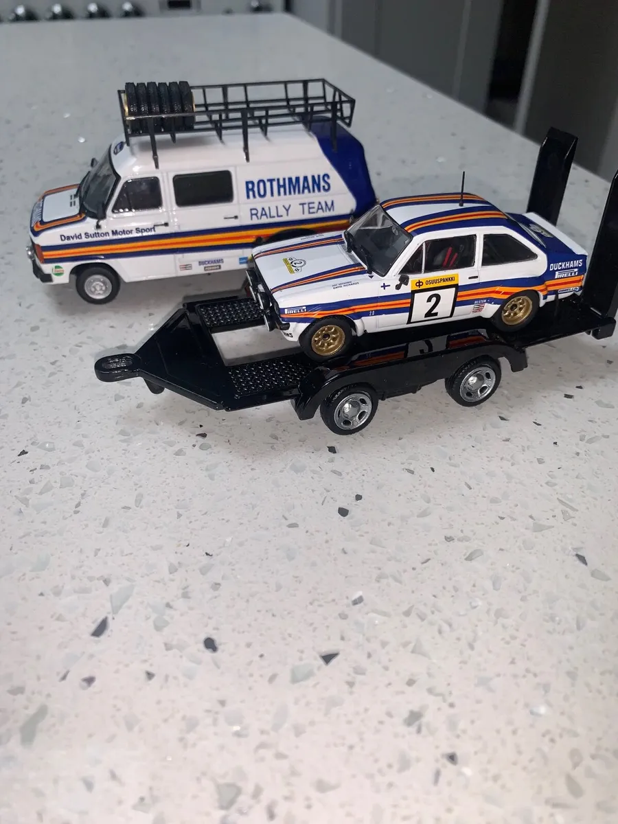 Ford escort mk2 Wrc rally set  rothmans - Image 2