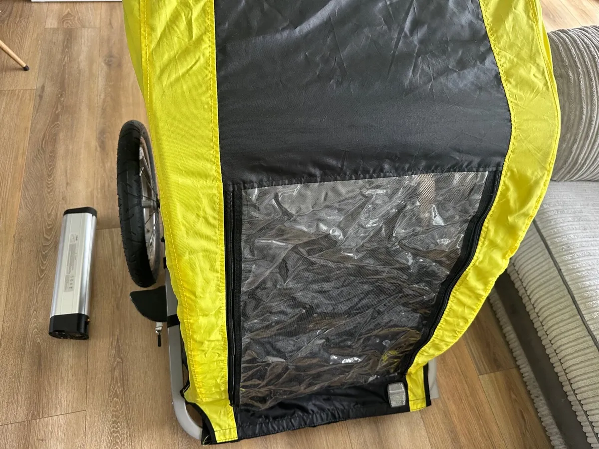 Electric Bike + kids trailer + €300 spare battery - Image 4