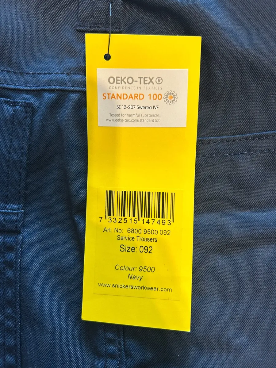 2 Snicker Workwear Service Trousers- Brand New- - Image 3