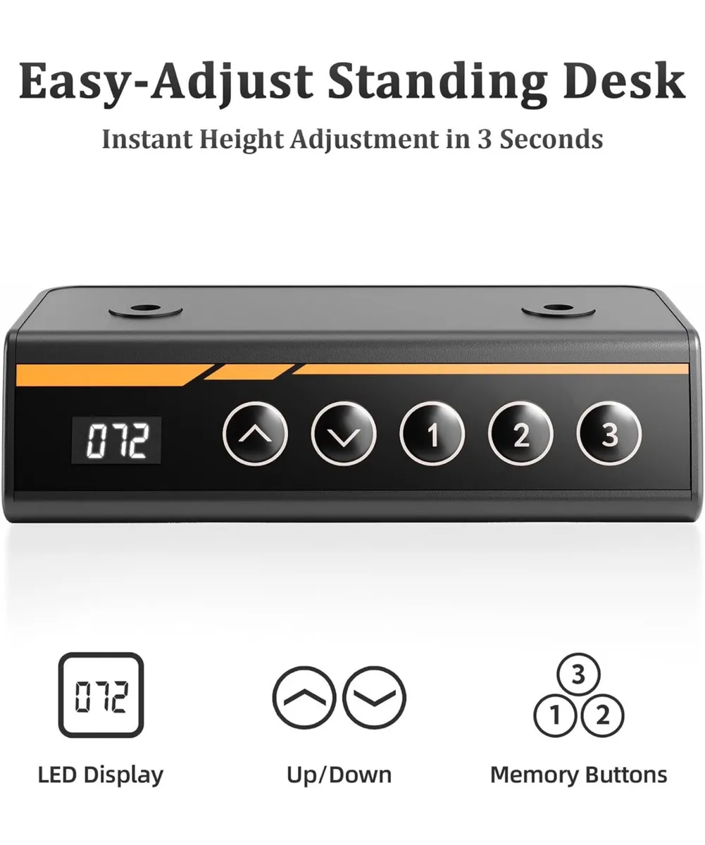 Electric Standing Desk, Adjustable Height Stand up - Image 4