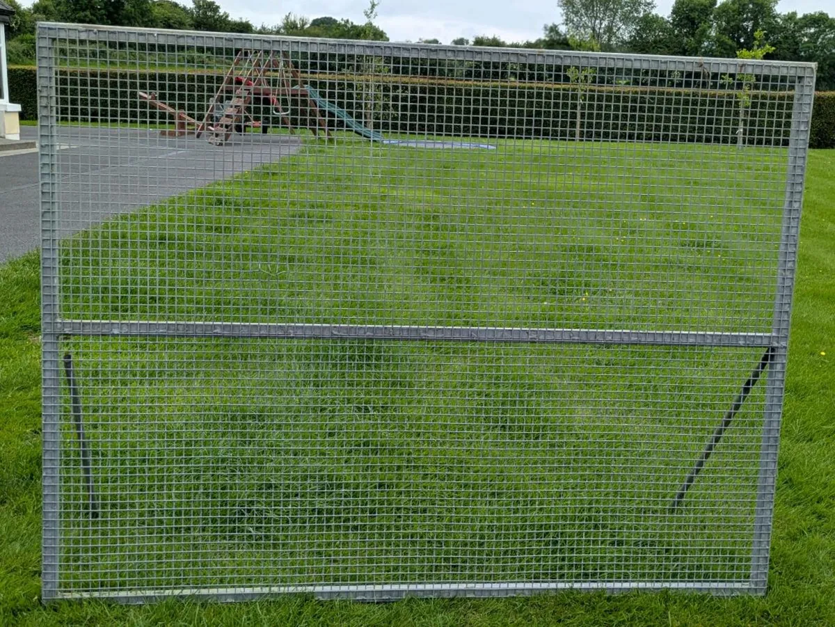 Galvanised fence panel/gate - Image 1