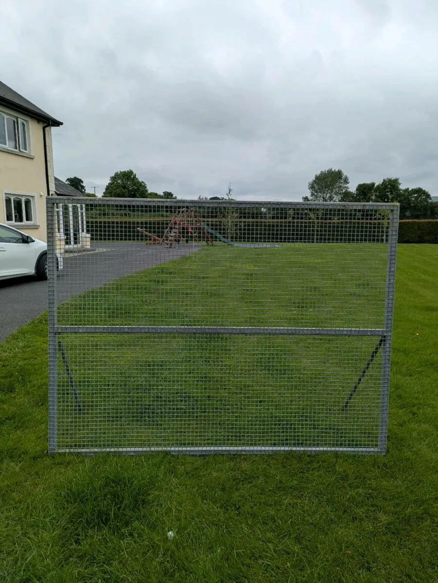Galvanised fence panel/gate - Image 2