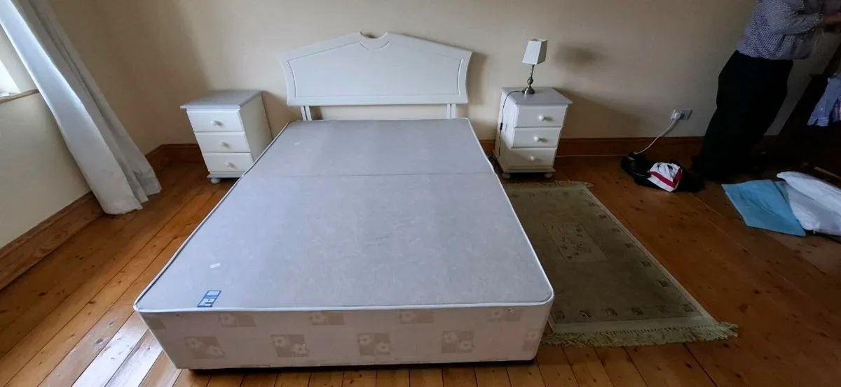 Double devan&headboad-mattress&ockers extra - Image 1