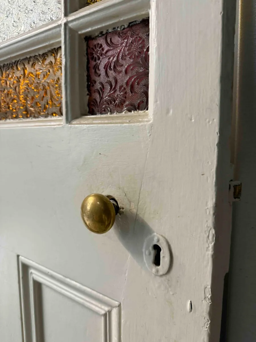 Stained glass Victorian interior door - Image 2