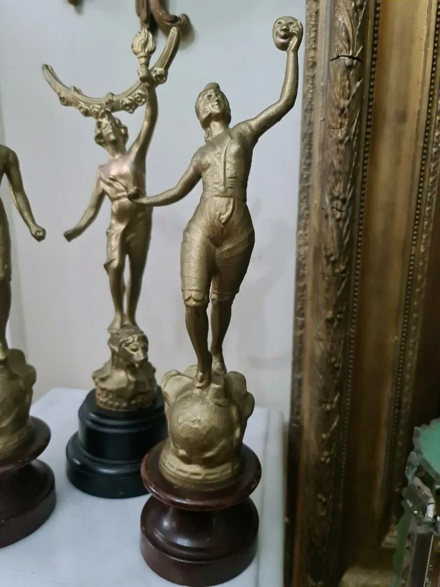 1920s art deco statues POSTAGE AVAILABLE - Image 3