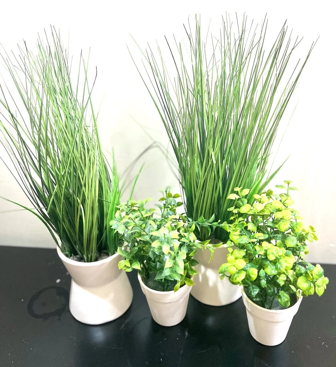 4 pack of false plants