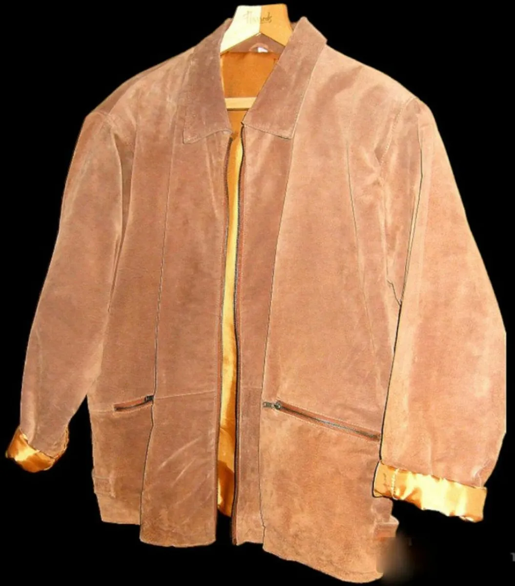 Vintage Harrods Ex-Display Suede Jacket - Image 4