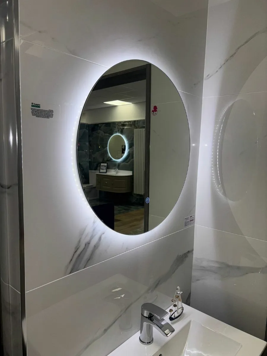 Bathshack - 600mm Round Backlit LED Mirror - WOW! - Image 2