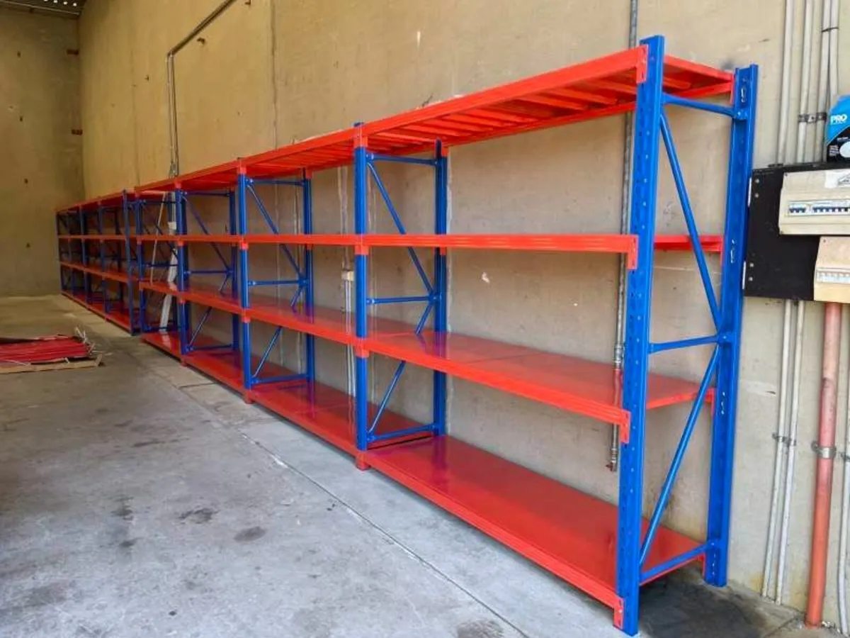 4 Tier Metal Longspan Shelving Racking New Bays - Image 1