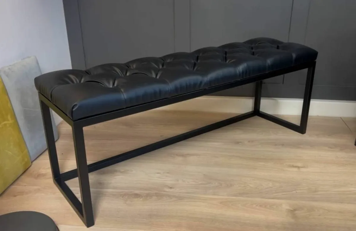 Loft  Solid Metal Bench - Image 1