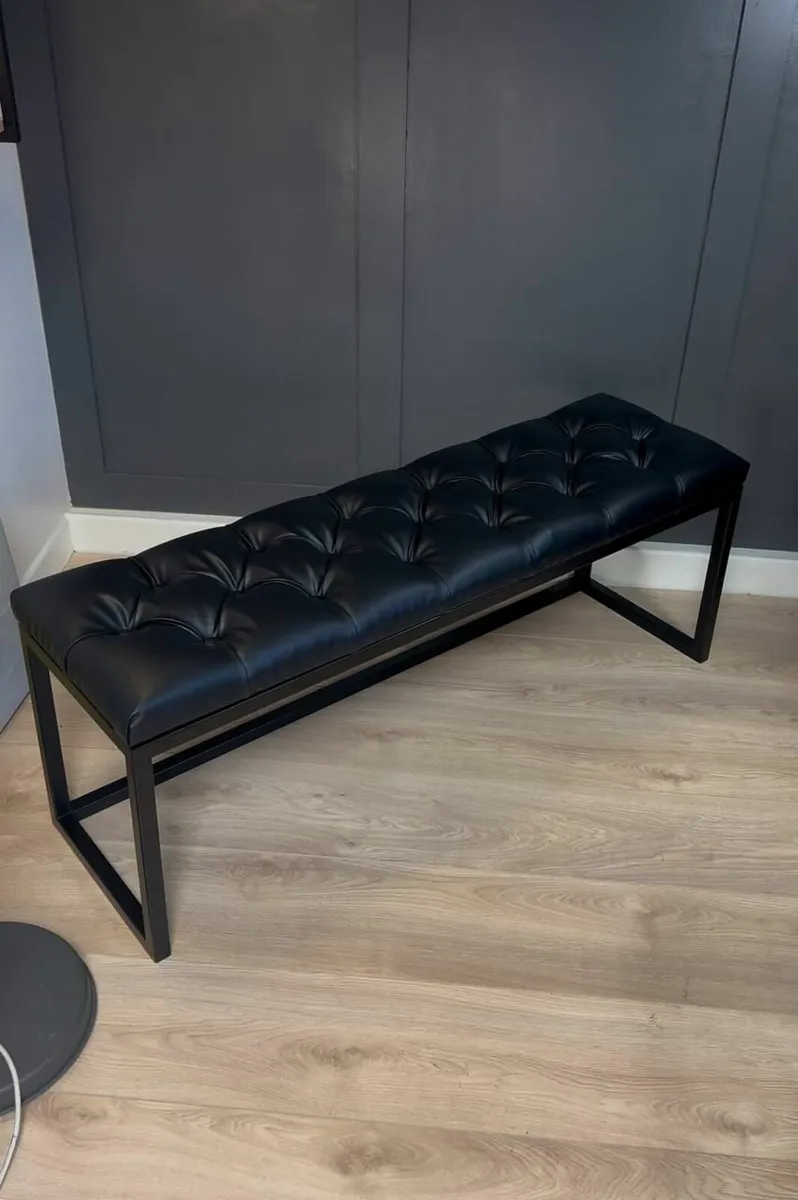Loft  Solid Metal Bench - Image 3