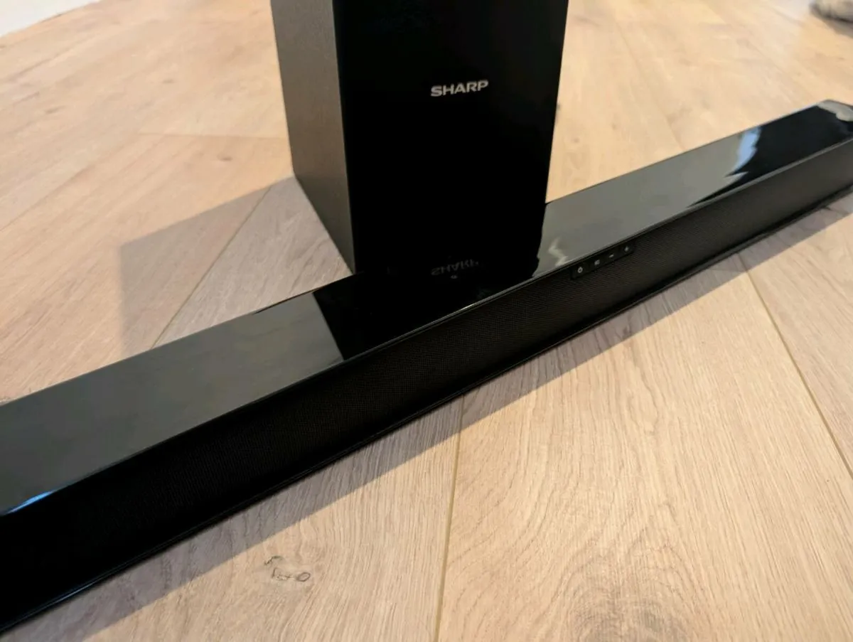 Sharp Soundbar and Wireless Subwoofer - Image 1