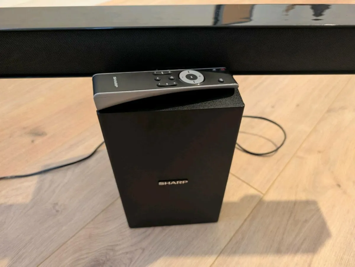 Sharp Soundbar and Wireless Subwoofer - Image 3