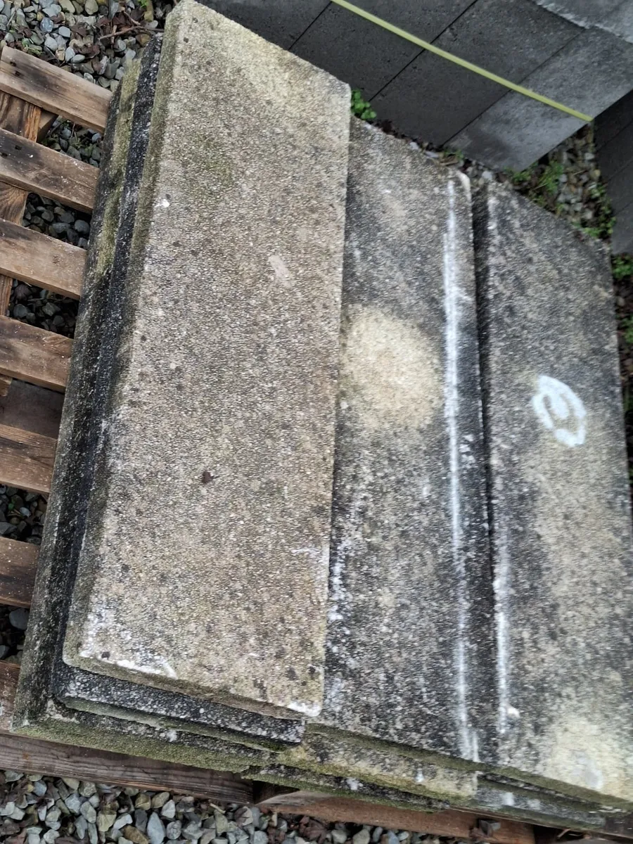 Granite caps and granite slabs  Caps 1 meter x 12 - Image 1
