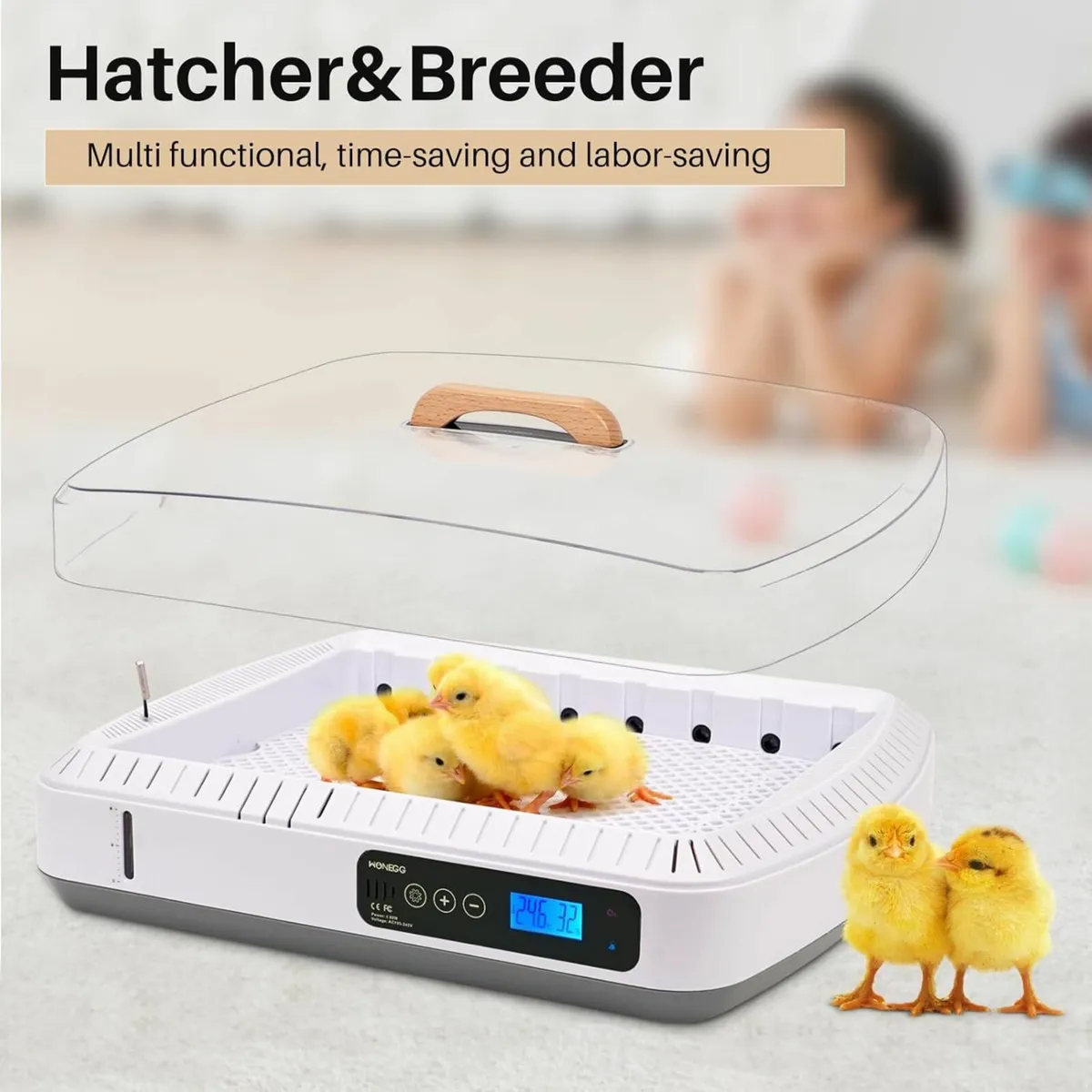 35 Egg Incubator with Auto Turn & Temp Control - Image 3