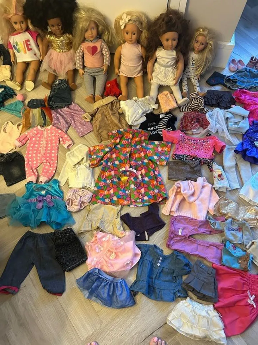 Our generation doll collection with clothes - Image 1