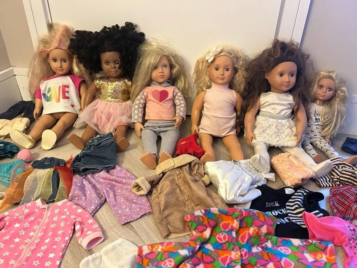 Our generation doll collection with clothes - Image 2