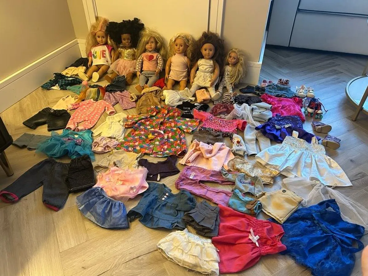 Our generation doll collection with clothes - Image 3