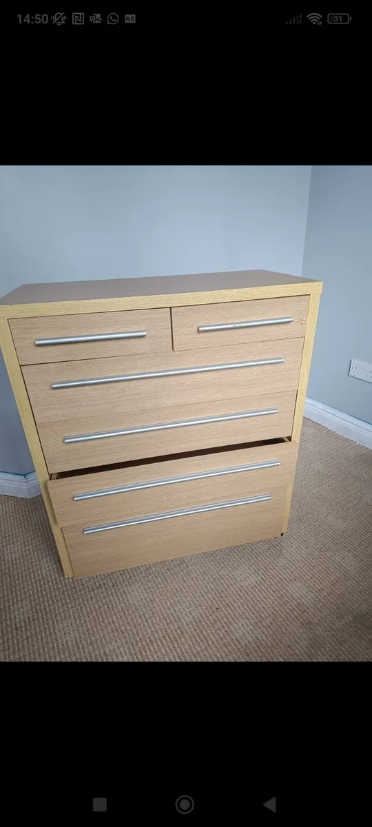 Wooden set of drawers