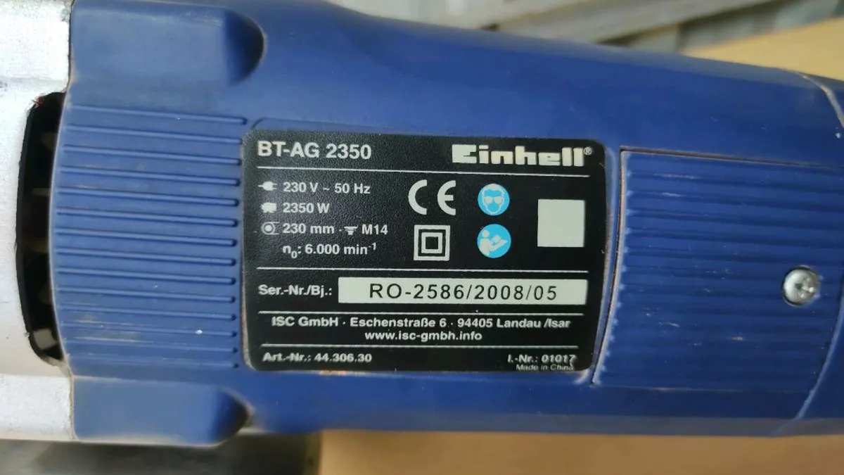 Einhell angle grinder - Image 3