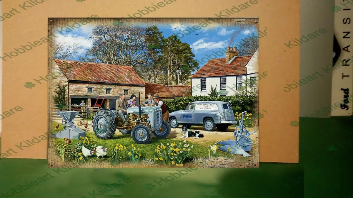 Ferguson Gold Belly classic tractor sign - Image 1