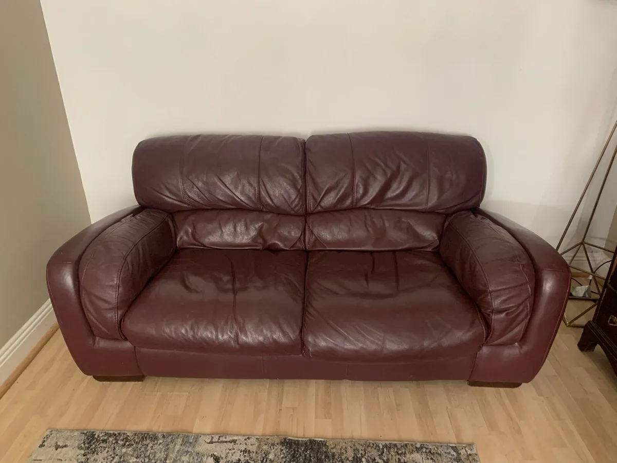 Free Leather Couch - Image 1