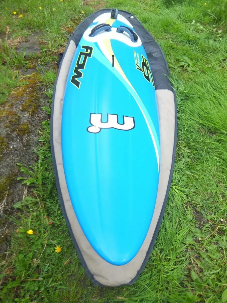Windsurf Freeride 95L, wave 76L, masts, fins - Image 2