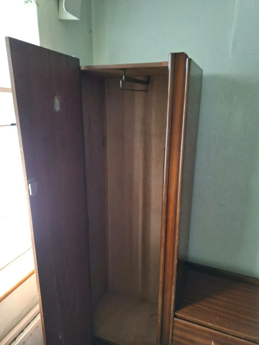 Vintage wardrobe with drawers (DELIVERY) - Image 4