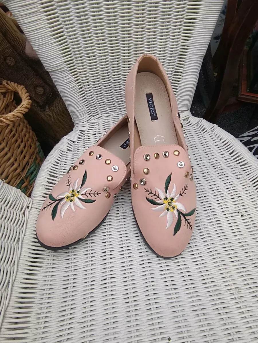 Beautiful leather ladies shoes, size 6 lot 25 Euro - Image 4