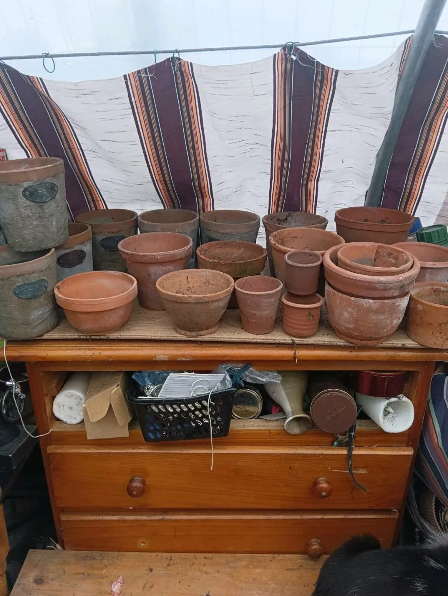 20 beautiful terracotta pots,60 Euro for lit - Image 1