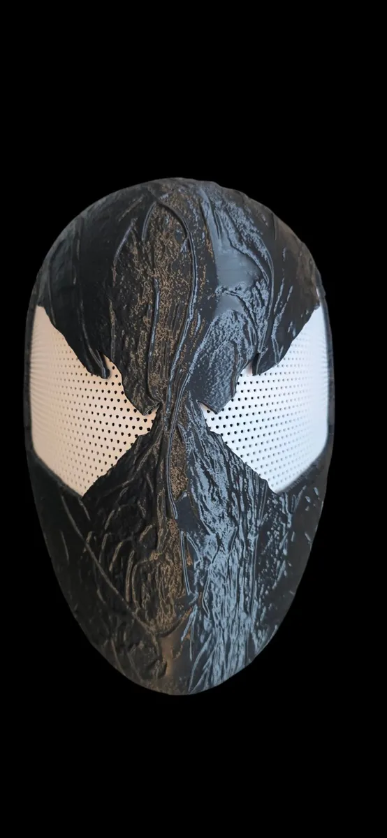 Spiderman Symbiote Helmet - Optional Stand - Image 2
