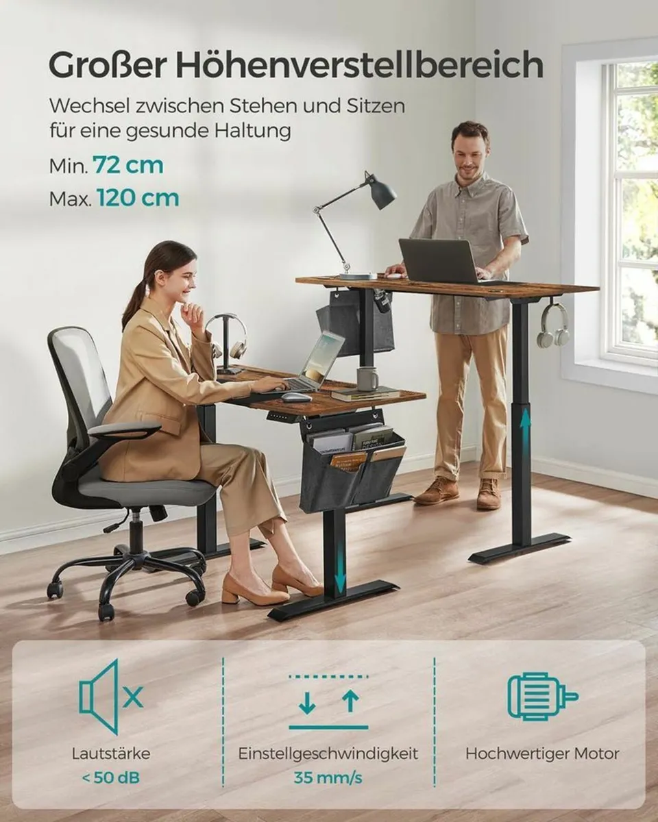 Electic desk 120cm - Image 4