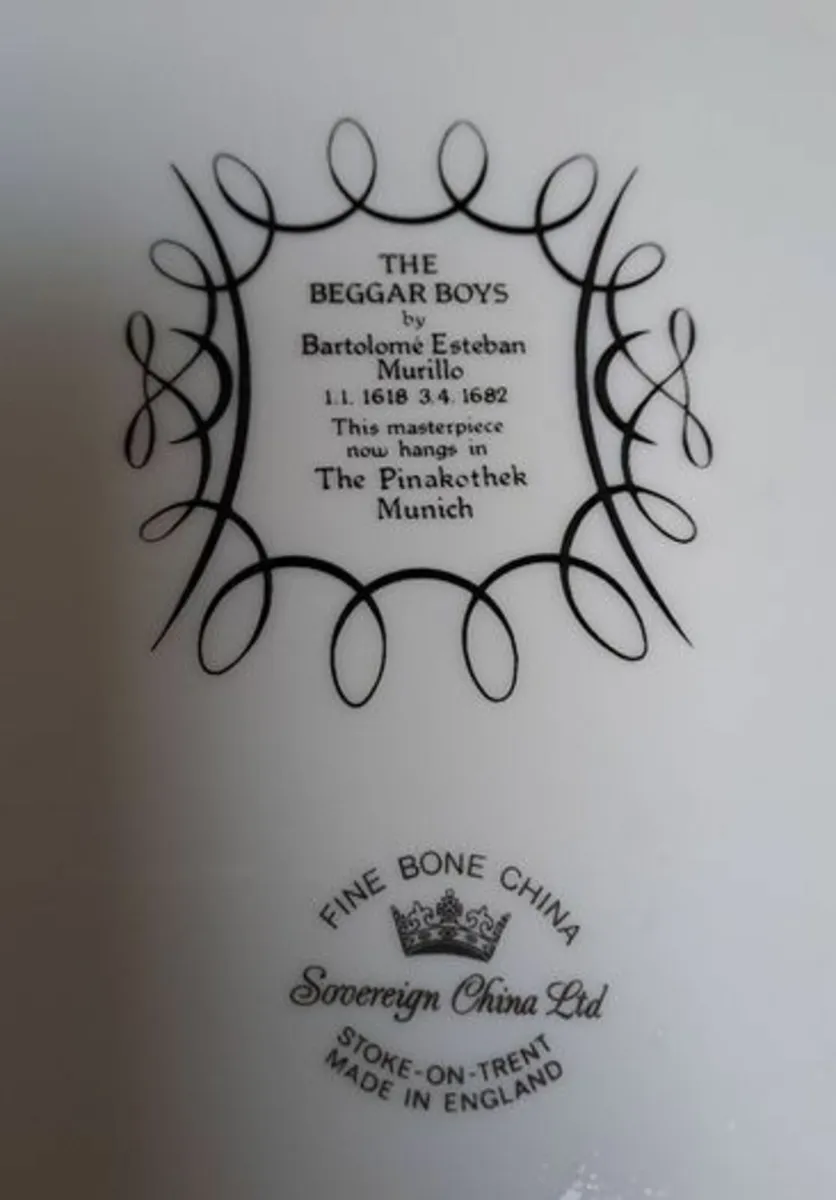 No 2 The Beggar Boys Wall plate - Image 3