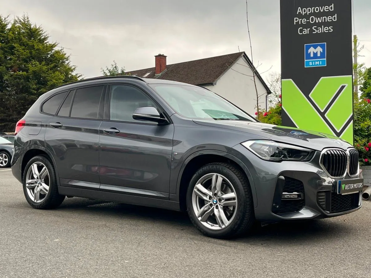 BMW X1 M-sport X-drive 25E Phev Black Leather - Image 1
