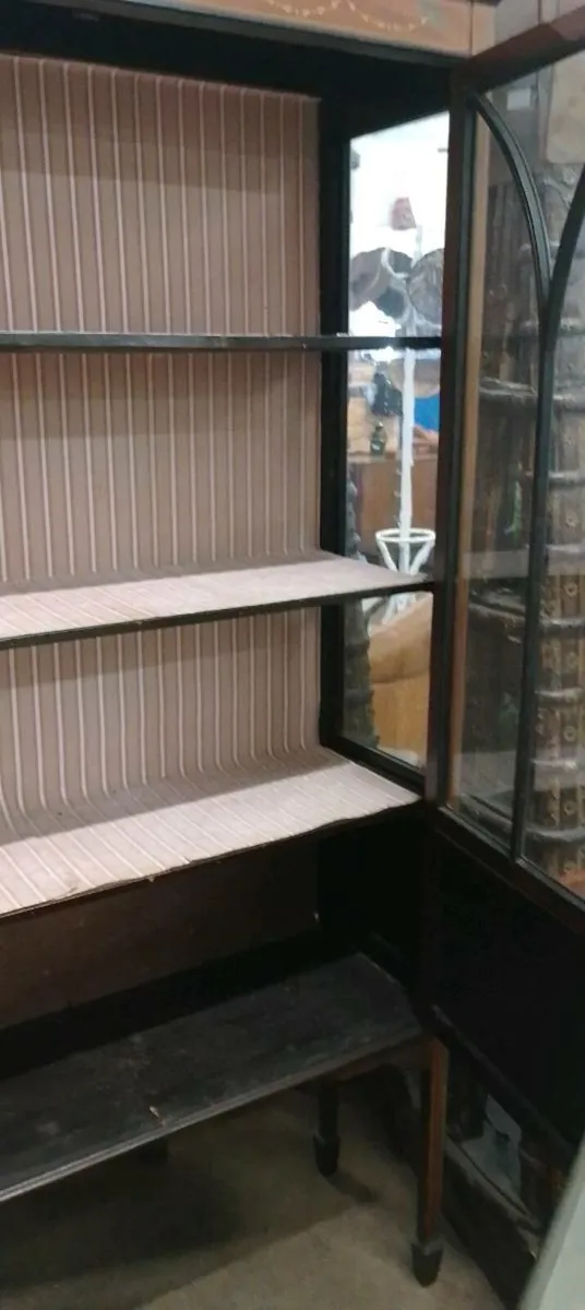 Edwardian Era Glass Display Cabinet - Image 4