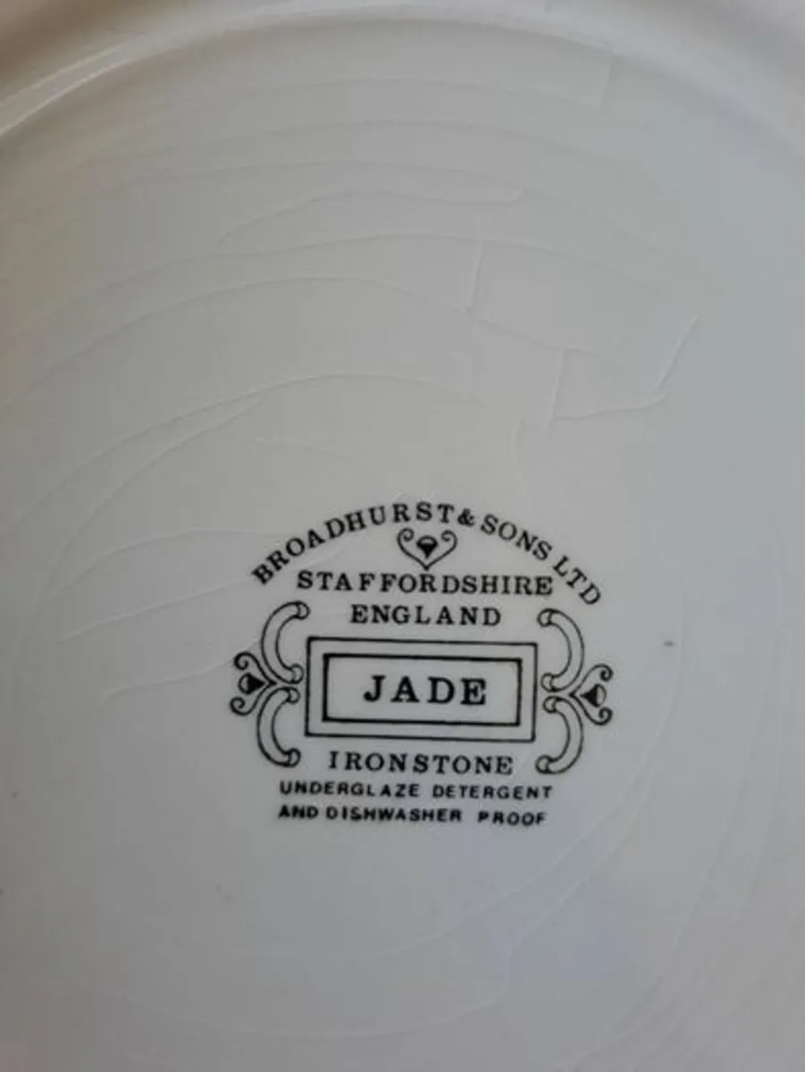 Vintage Broadhurst and Sons plates cups and bowls - Image 3
