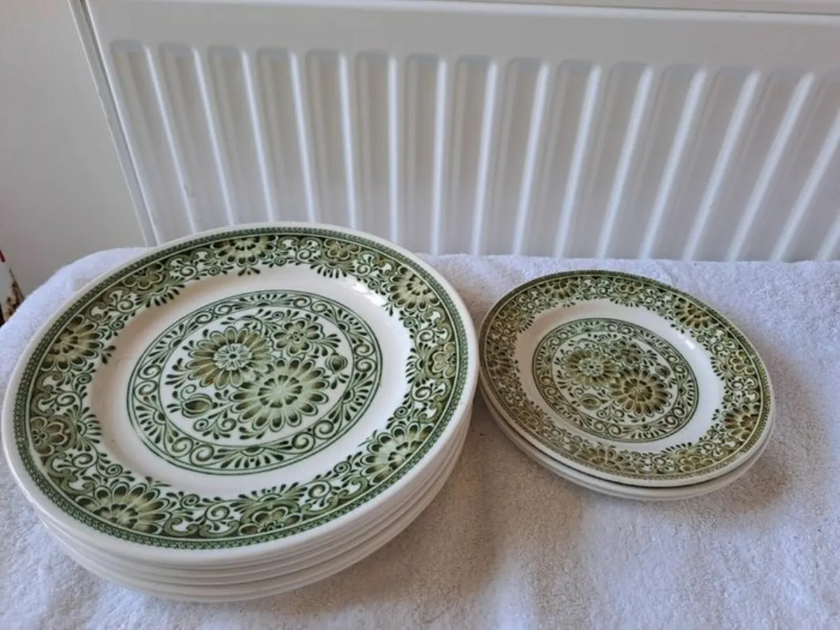 Vintage Broadhurst and Sons plates cups and bowls - Image 4