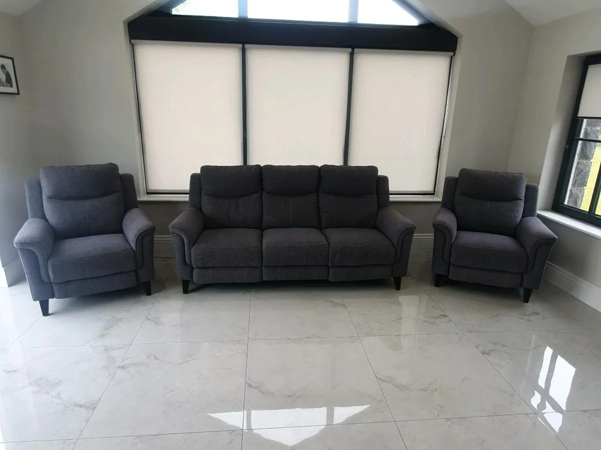 Electric Recliner Suite of Furniture - Image 1