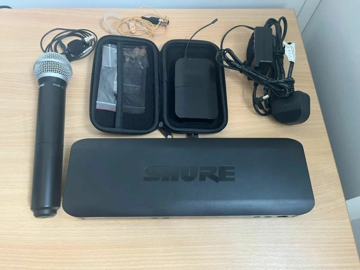 Shure Blx88 Dual Transceiver Wireless PG58 Mic - Image 1