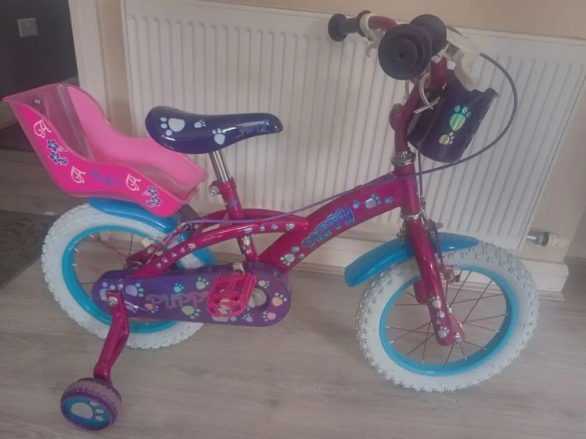 kids puppy bike size 14 inch wheels - Image 2