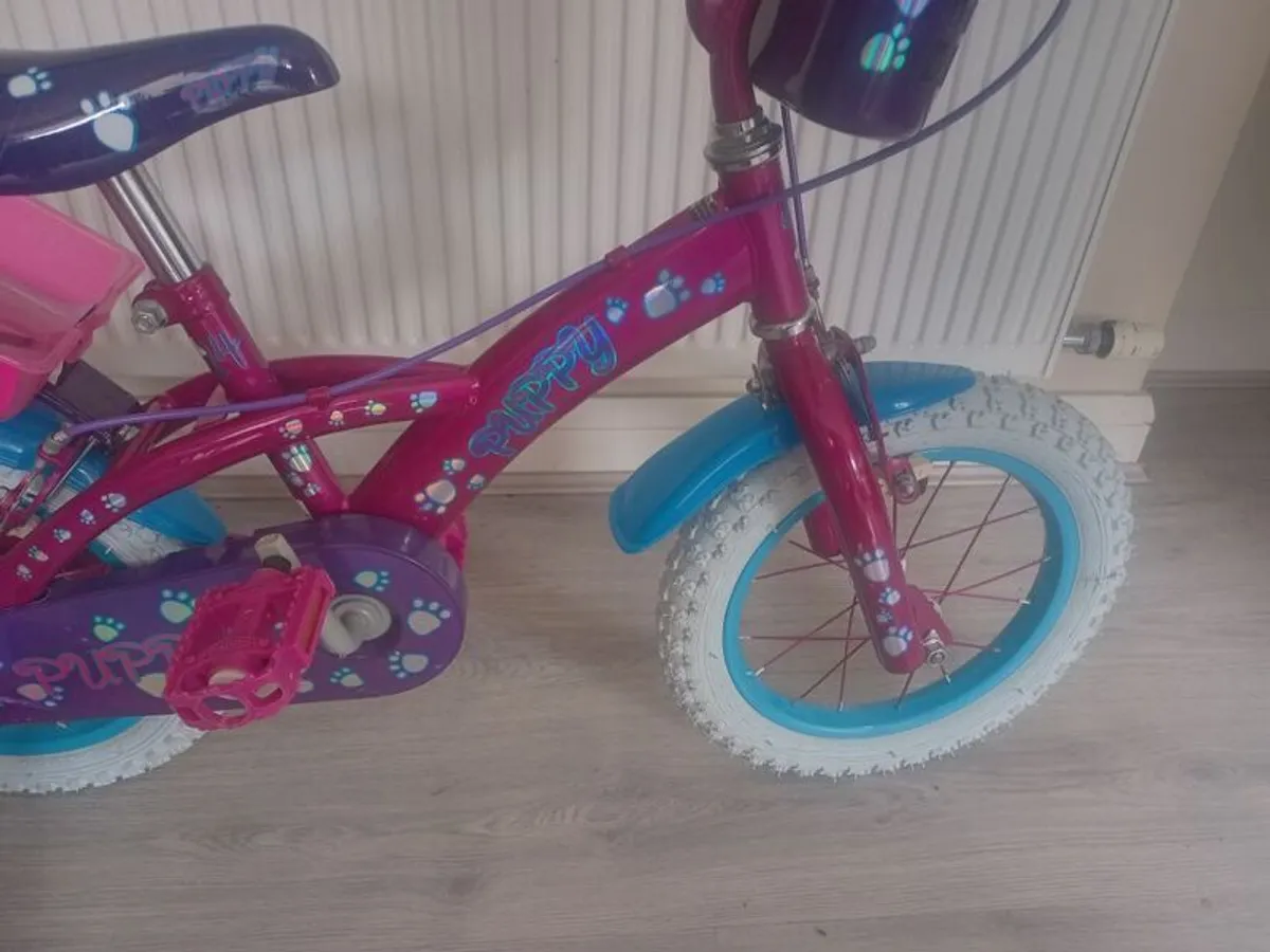 kids puppy bike size 14 inch wheels - Image 4