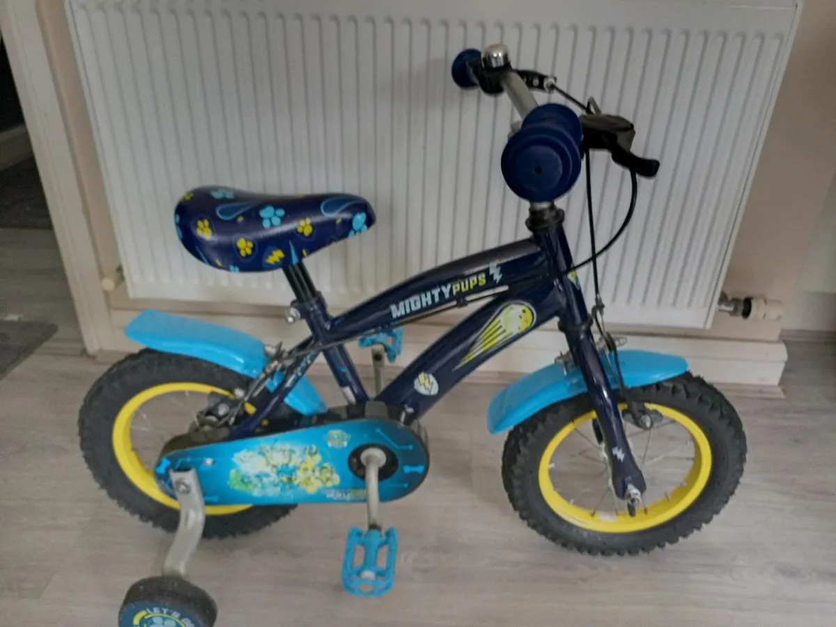 Kids might pups bike size 12 inch wheels - Image 2