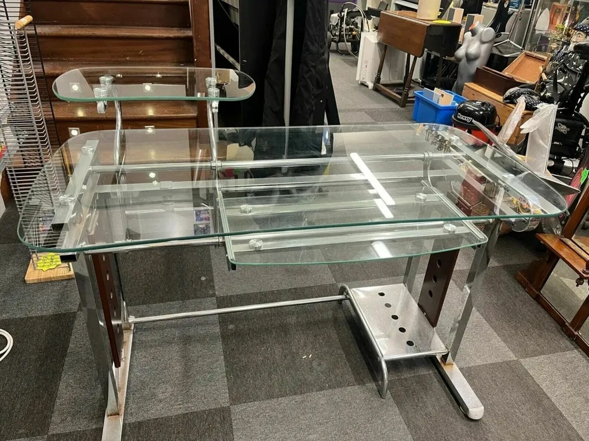 Glass Desk