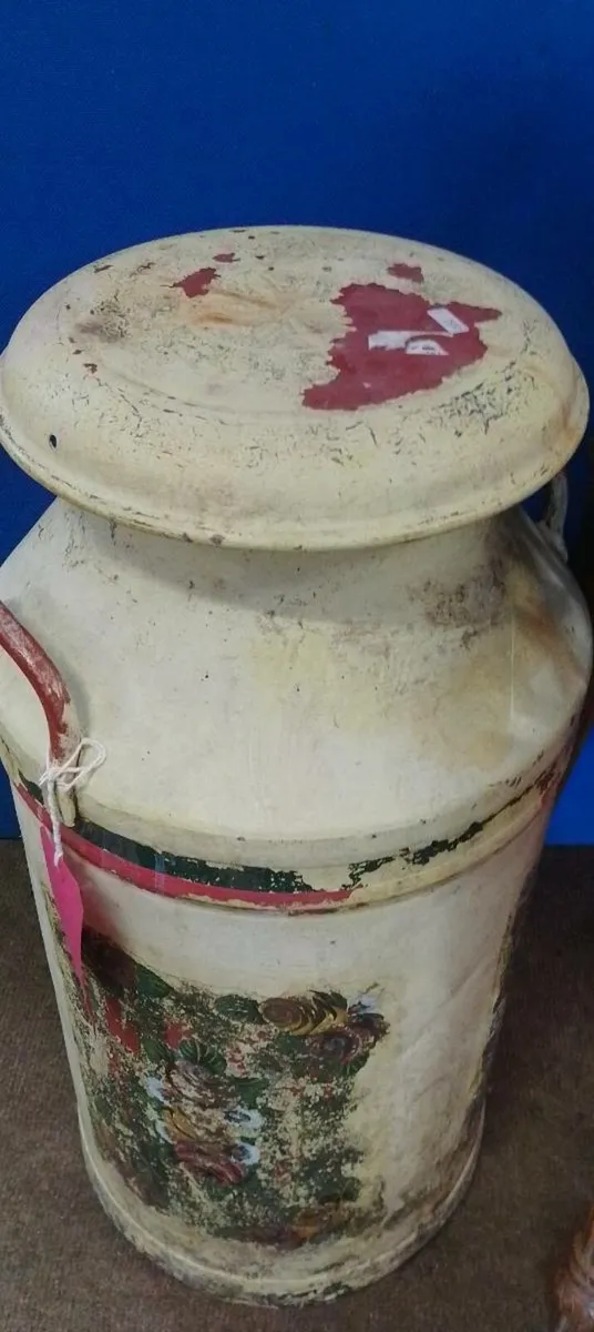 Decorative Upcycled Milk Churn - Image 3