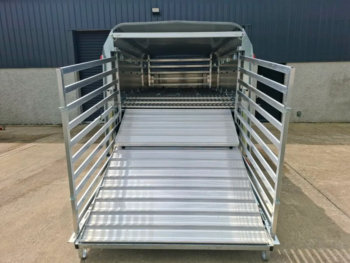 Ifor williams 14ft x 6ft trailer with decks AS NEW - Image 3