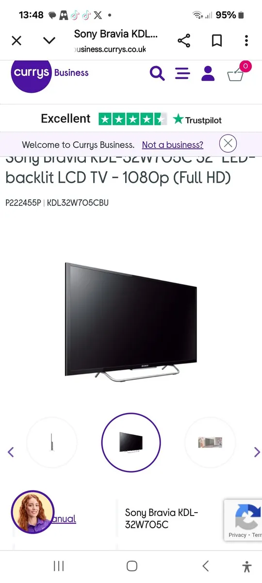 Sony Bravia Smart Tv. - Image 1