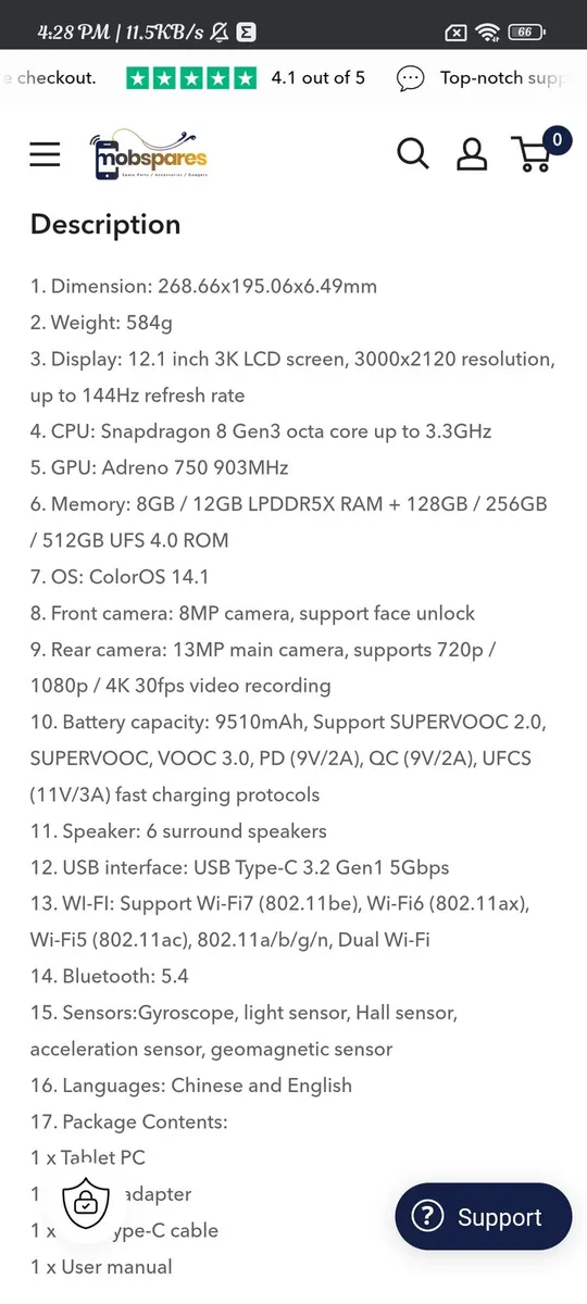 Oneplus pad pro 16gb ram and 512gb storage(colour) - Image 4
