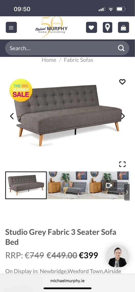 Sofa bed - Image 3