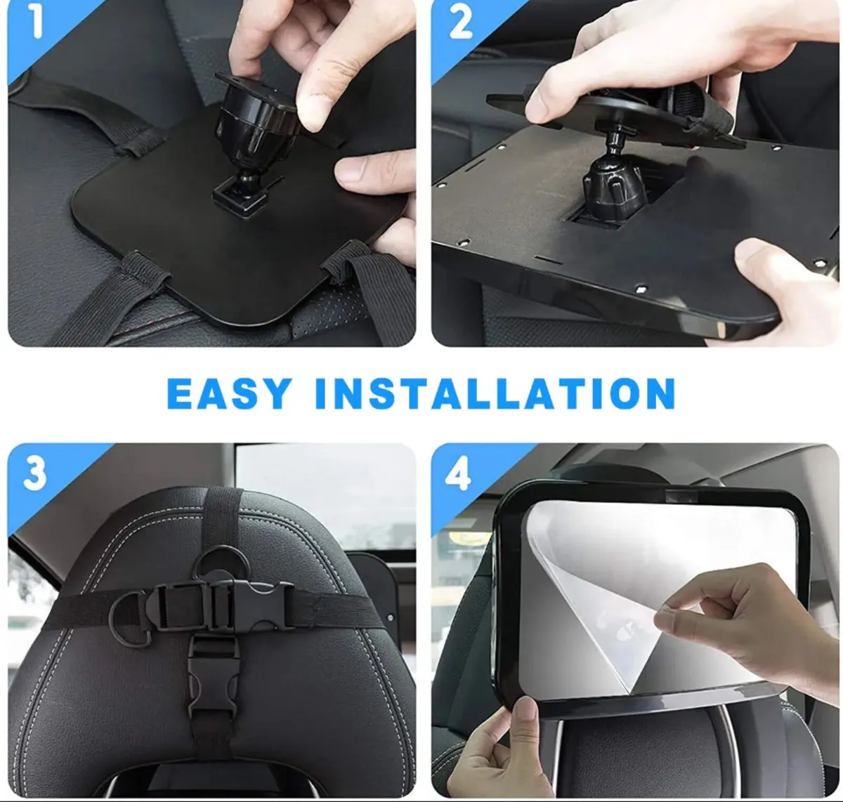 Adjustable Rear Baby/Child Seat Car Safety Mirror - Image 3