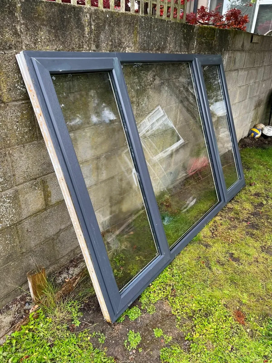 Used Double Glazed Window – Anthracite Grey - Image 1